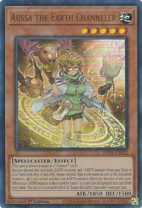 Aussa the Earth Channeler - POTE-EN032 - Ultra Rare