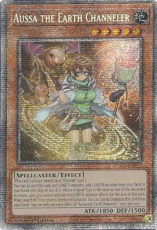 Aussa the Earth Channeler (Starlight Rare) - POTE-EN032 - Starlight Rare