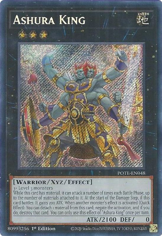 Ashura King - POTE-EN048 - Secret Rare