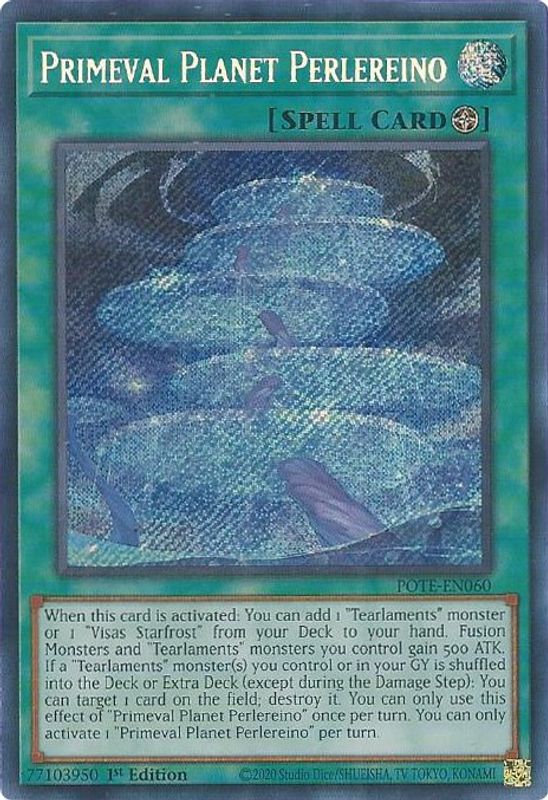 Primeval Planet Perlereino - POTE-EN060 - Secret Rare