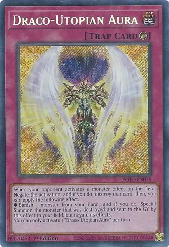 Draco-Utopian Aura - POTE-EN079 - Secret Rare