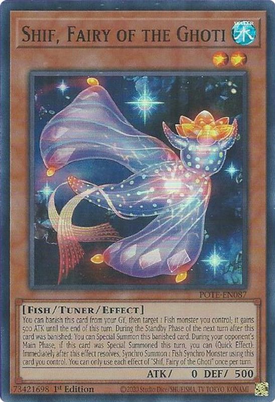 Shif, Fairy of the Ghoti - POTE-EN087 - Super Rare