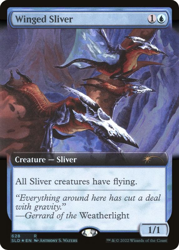 Winged Sliver (Extended Art) - 628 - Rare