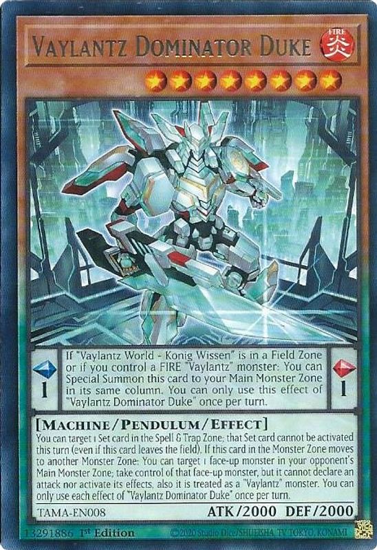 Vaylantz Dominator Duke - TAMA-EN008 - Rare