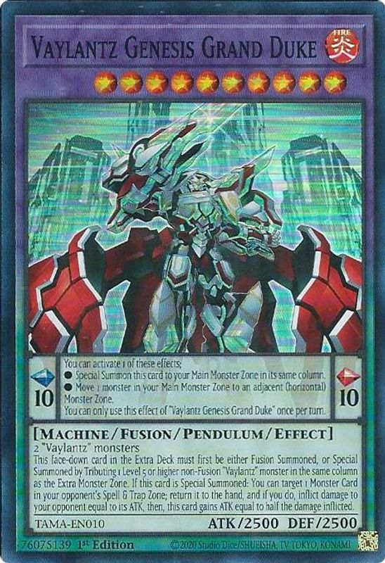 Vaylantz Genesis Grand Duke - TAMA-EN010 - Super Rare