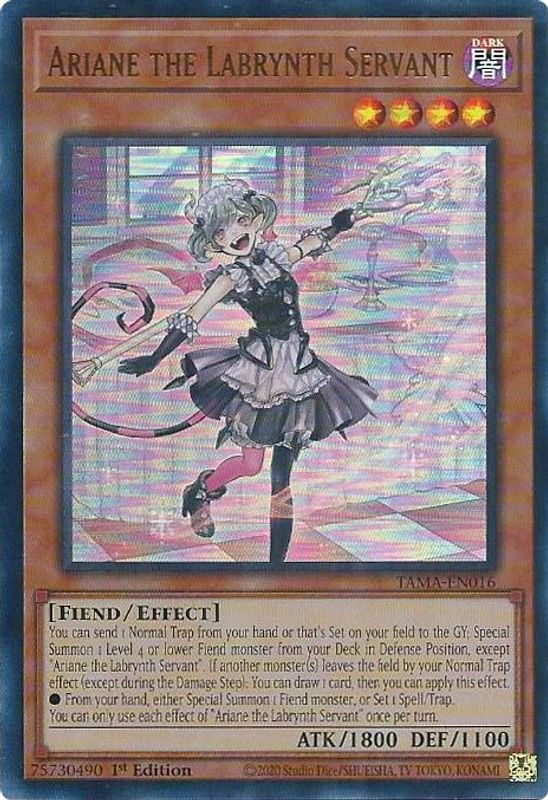 Ariane the Labrynth Servant - TAMA-EN016 - Ultra Rare