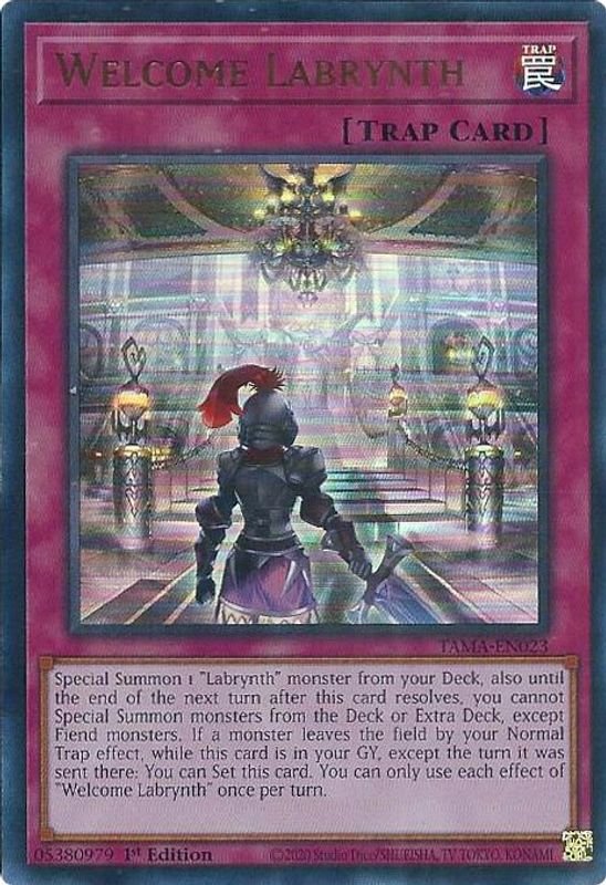 Welcome Labrynth - TAMA-EN023 - Ultra Rare