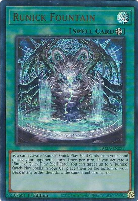 Runick Fountain - TAMA-EN027 - Ultra Rare