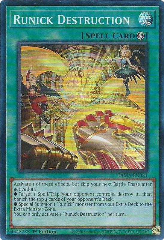 Runick Destruction - TAMA-EN031 - Super Rare