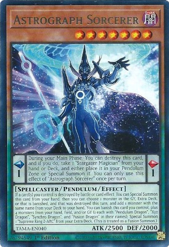 Astrograph Sorcerer - TAMA-EN040 - Rare