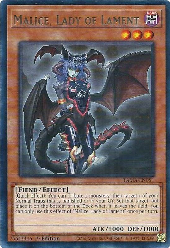 Malice, Lady of Lament - TAMA-EN051 - Rare