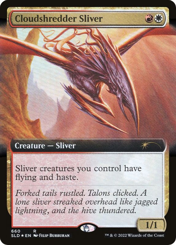 Cloudshredder Sliver (Extended Art) - 660 - Rare