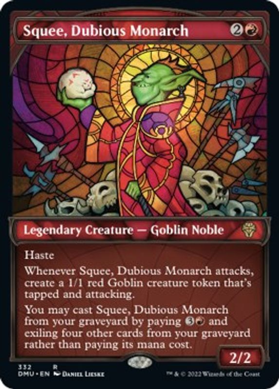 Squee, Dubious Monarch (Textured Foil) - 332 - Rare