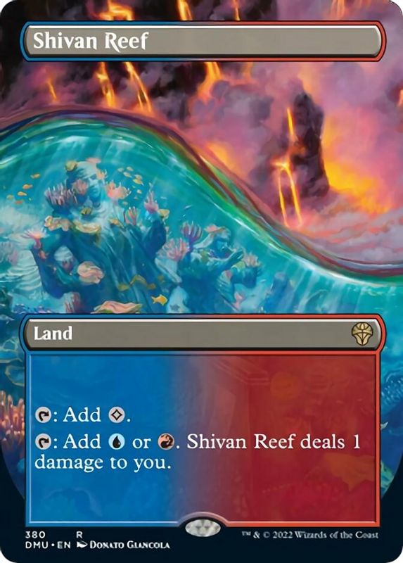 Shivan Reef (Borderless) - 380 - Rare