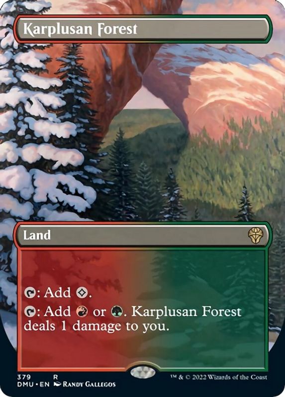 Karplusan Forest (Borderless) - 379 - Rare