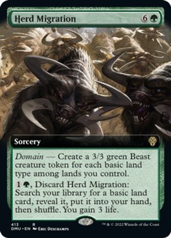 Herd Migration (Extended Art) - 413 - Rare