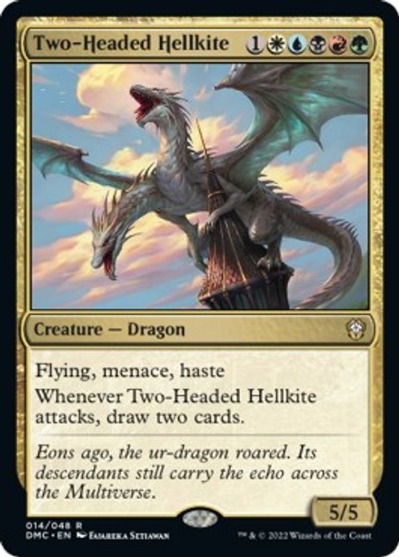 Two-Headed Hellkite - 14 - Rare