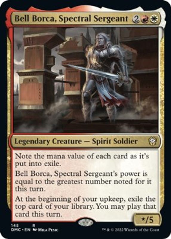 Bell Borca, Spectral Sergeant - 145 - Rare