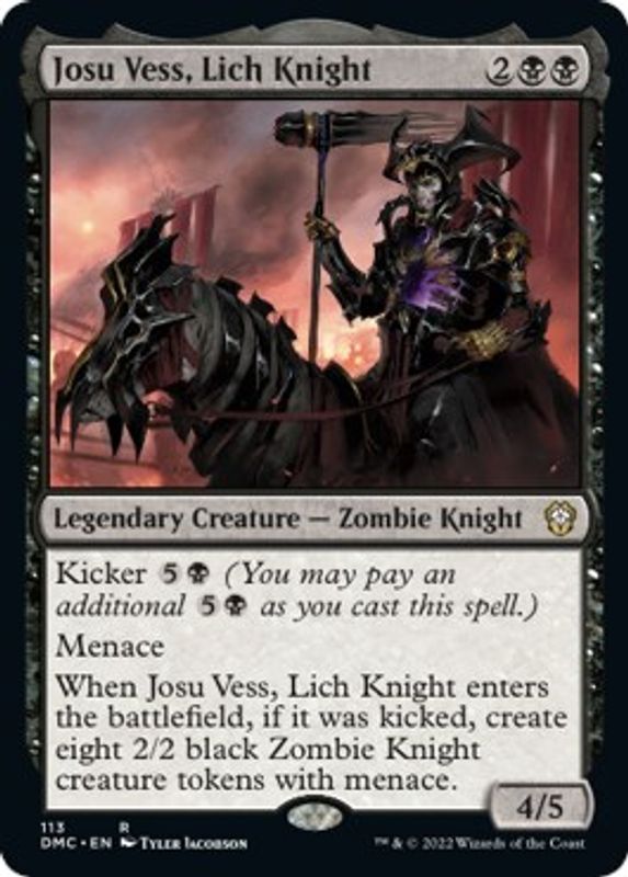 Josu Vess, Lich Knight - 113 - Rare