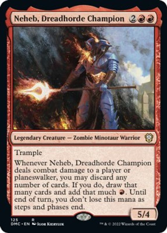 Neheb, Dreadhorde Champion - 125 - Rare