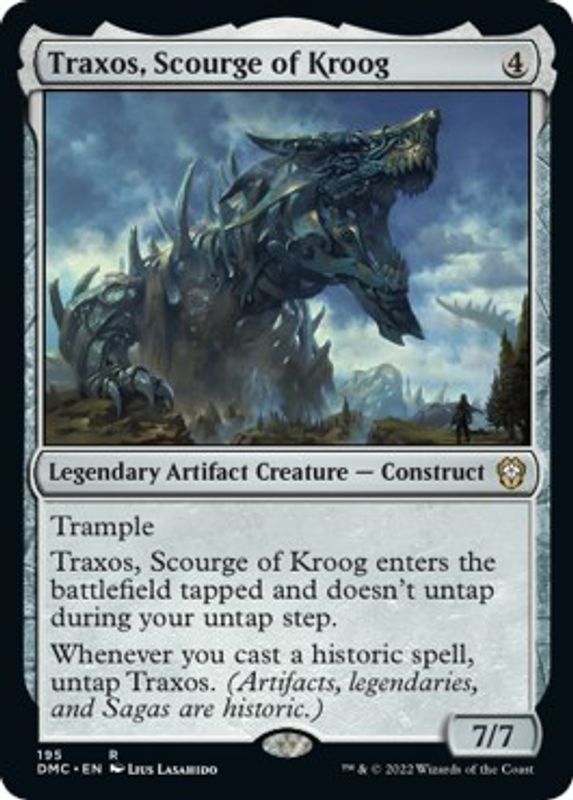 Traxos, Scourge of Kroog - 195 - Rare