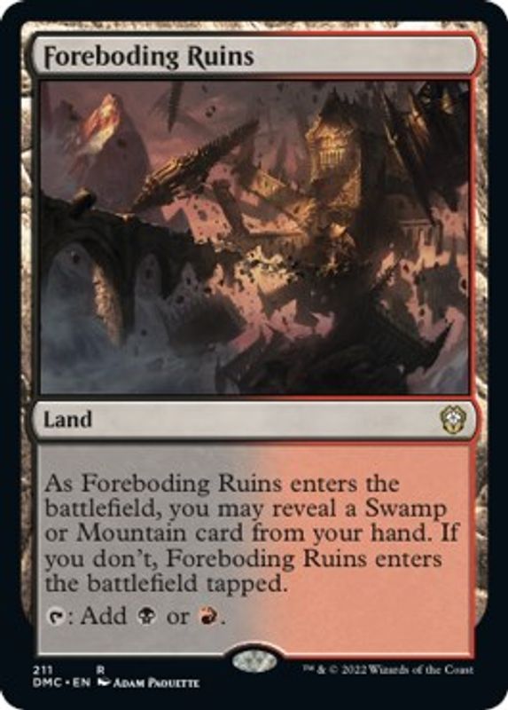 Foreboding Ruins - 211 - Rare