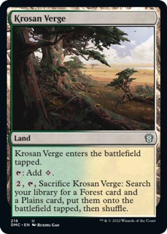 Krosan Verge - 216 - Uncommon