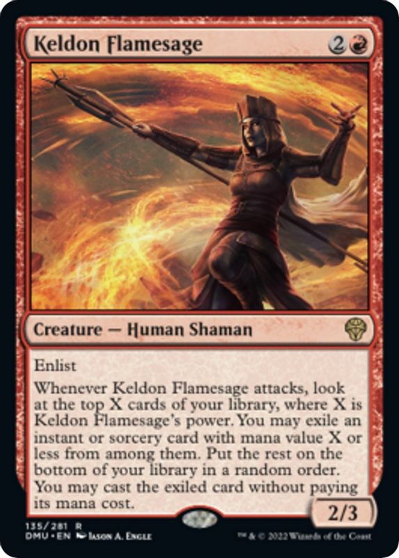 Keldon Flamesage - 135 - Rare