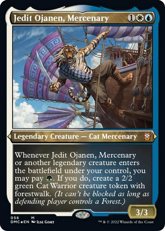 Jedit Ojanen, Mercenary (Foil Etched) - 56 - Mythic