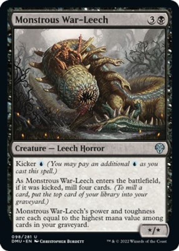 Monstrous War-Leech - 98 - Uncommon