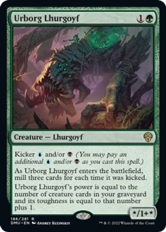 Urborg Lhurgoyf - 186 - Rare