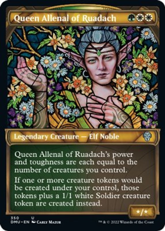 Queen Allenal of Ruadach (Textured Foil) - 350 - Uncommon