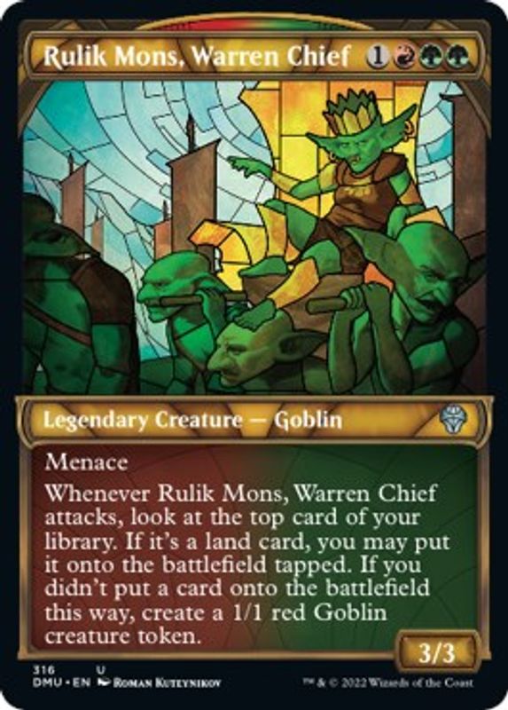 Rulik Mons, Warren Chief (Showcase) - 316 - Uncommon