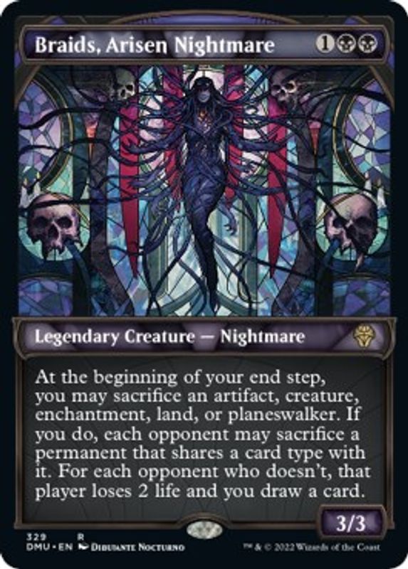 Braids, Arisen Nightmare (Textured Foil) - 329 - Rare