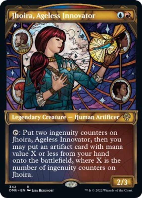 Jhoira, Ageless Innovator (Textured Foil) - 342 - Rare