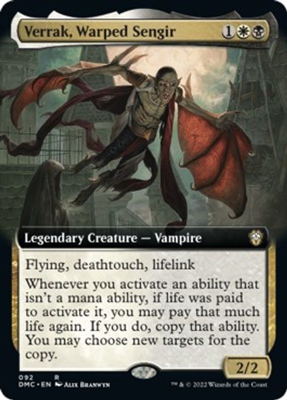 Verrak, Warped Sengir (Extended Art) - 92 - Rare