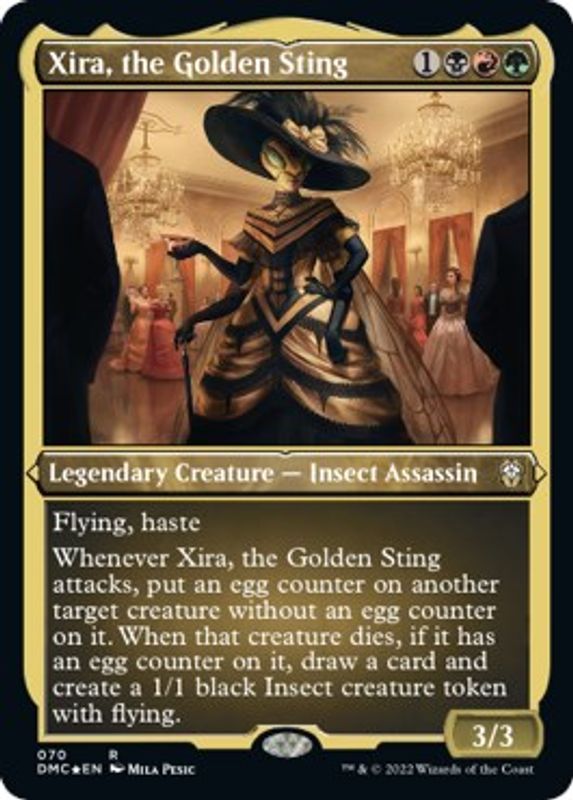 Xira, the Golden Sting (Foil Etched) - 70 - Rare