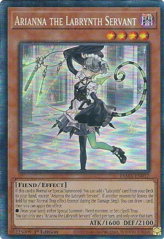 Arianna the Labrynth Servant (CR) - TAMA-EN017 - Collector's Rare