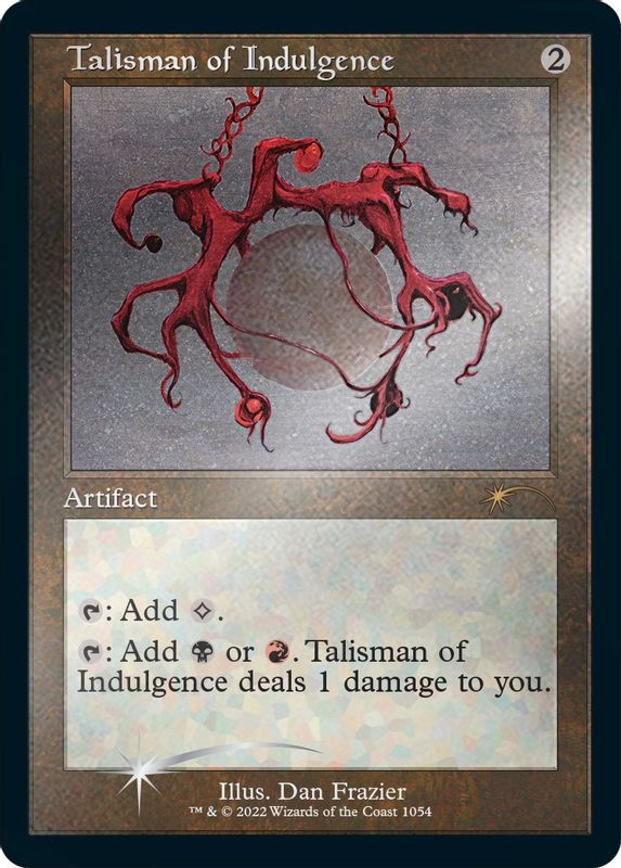 Talisman of Indulgence (Retro Frame) (Foil Etched) - 1054 - Rare