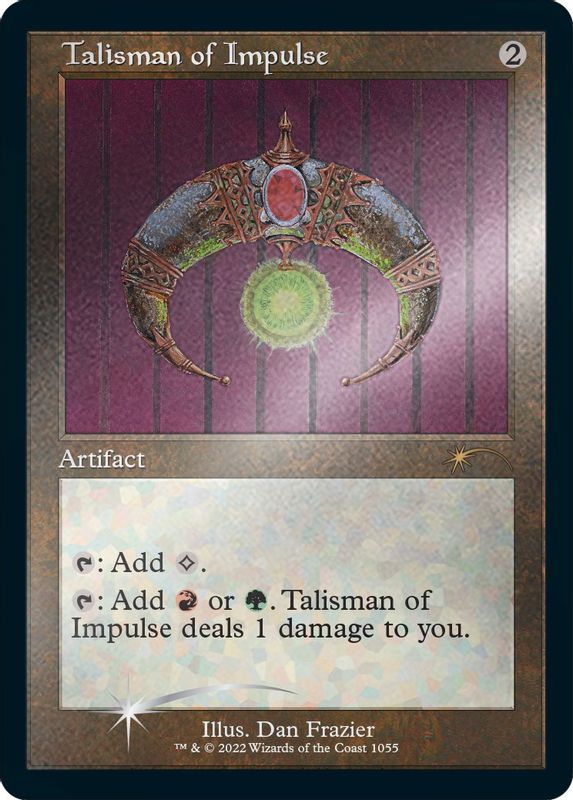 Talisman of Impulse (Retro Frame) (Foil Etched) - 1055 - Rare