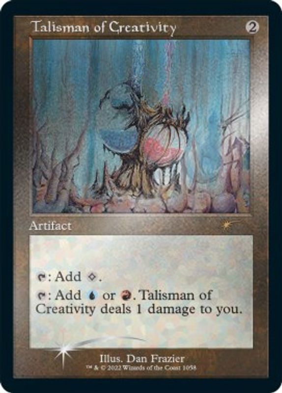 Talisman of Creativity (Retro Frame) (Foil Etched) - 1058 - Rare