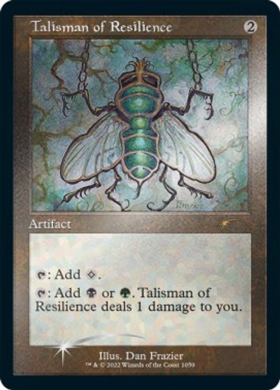 Talisman of Resilience (Retro Frame) (Foil Etched) - 1059 - Rare