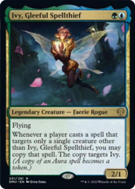 Ivy, Gleeful Spellthief - 201 - Rare