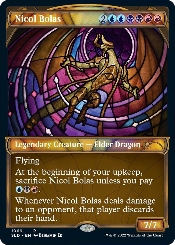 Nicol Bolas (Stained Glass) - 1069 - Rare