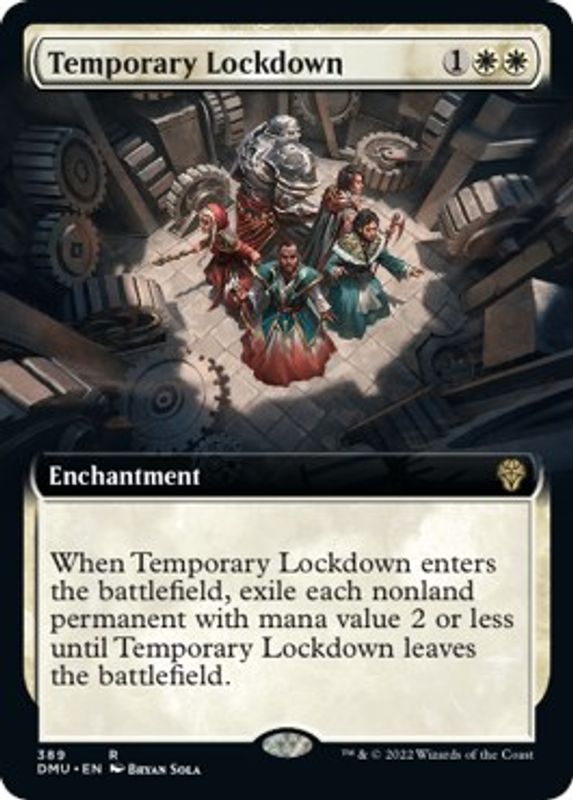 Temporary Lockdown (Extended Art) - 389 - Rare