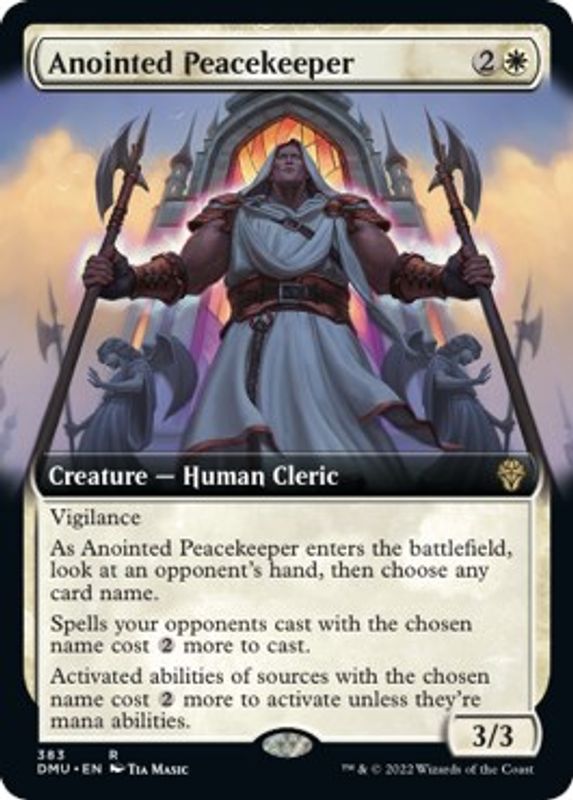 Anointed Peacekeeper (Extended Art) - 383 - Rare