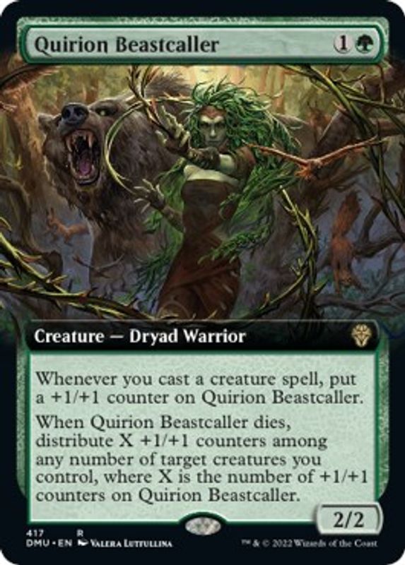 Quirion Beastcaller (Extended Art) - 417 - Rare