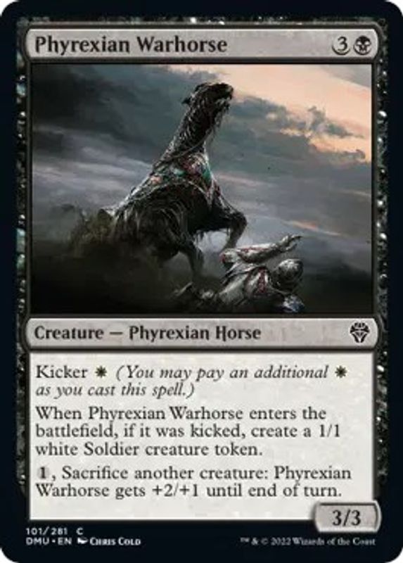 Phyrexian Warhorse - 101 - Common