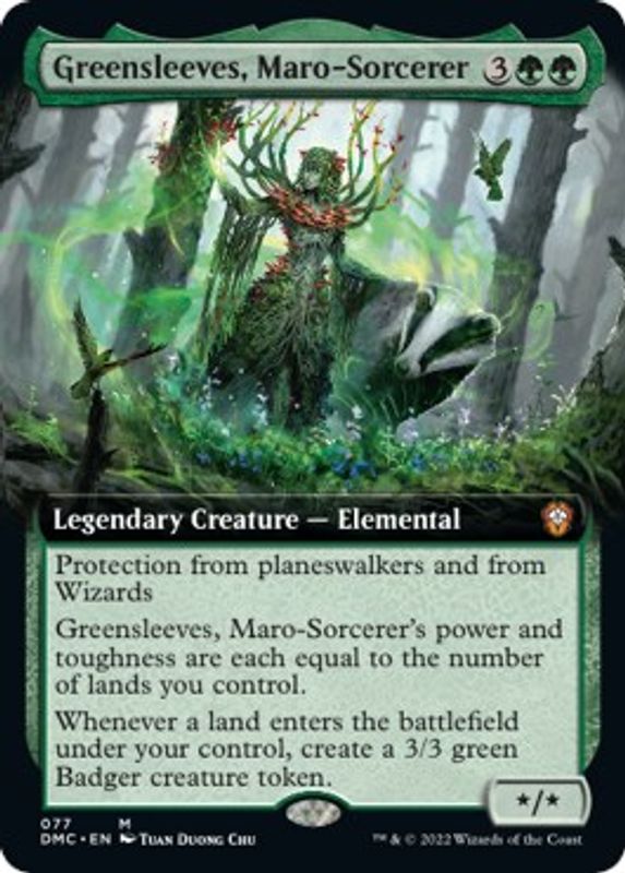 Greensleeves, Maro-Sorcerer (Extended Art) - 77 - Mythic