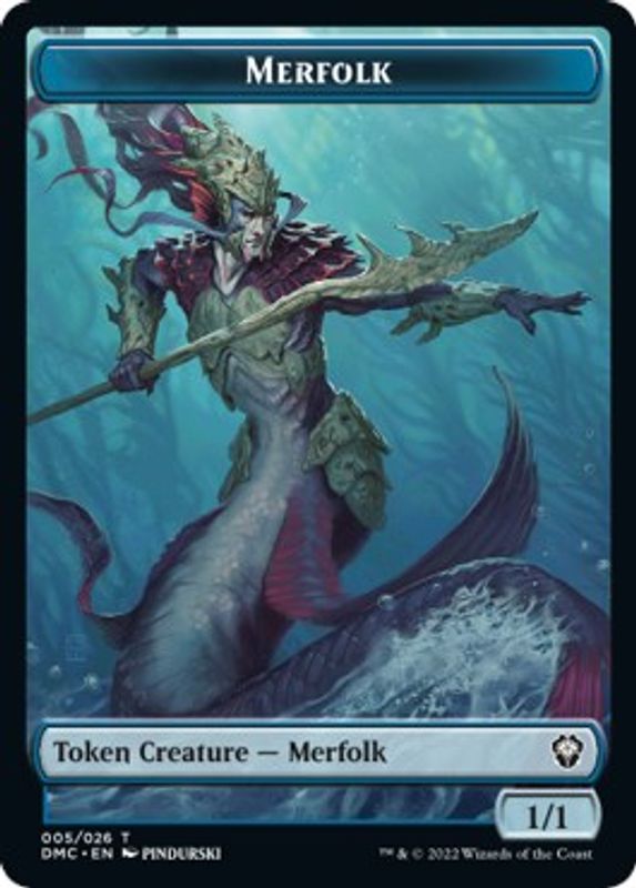 Merfolk Token - 5 - Token